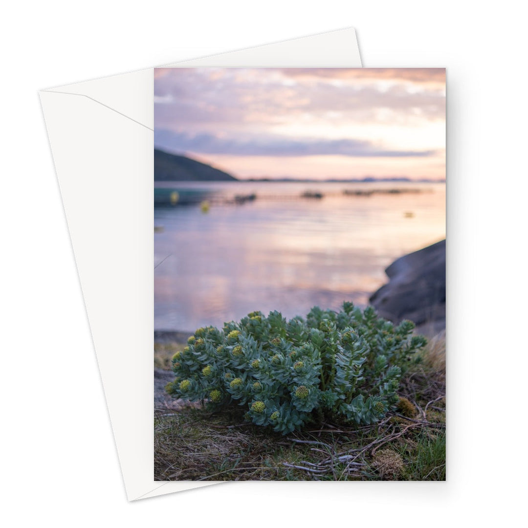 Alone on the coast I - Greeting Card