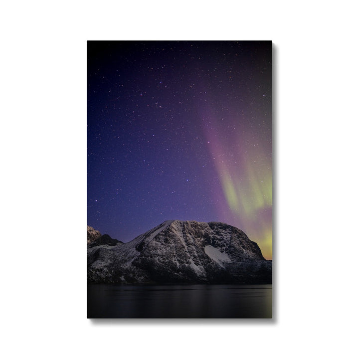 Aurora über Lundøya IV - Leinwand