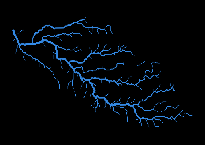 CUSTOM San Salvador river map